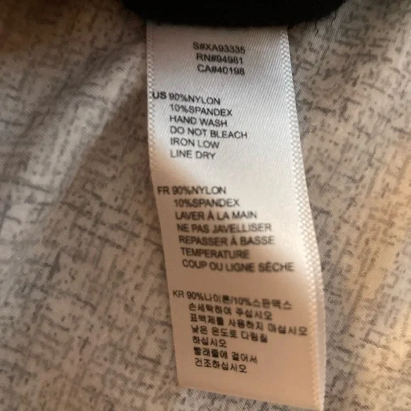 XXI Black lace tank top size large. Perfect for layering. Lovely rose pattern. - Picture 5 of 5